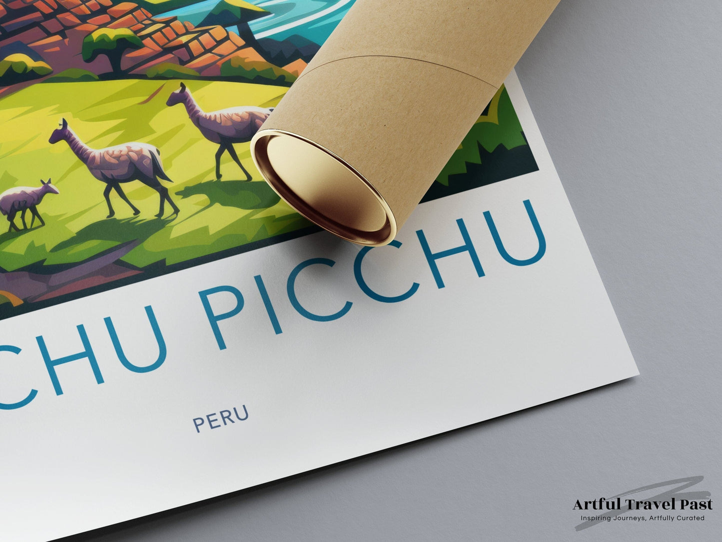 Machu Picchu Poster | Peru Wall Art | South America Decor