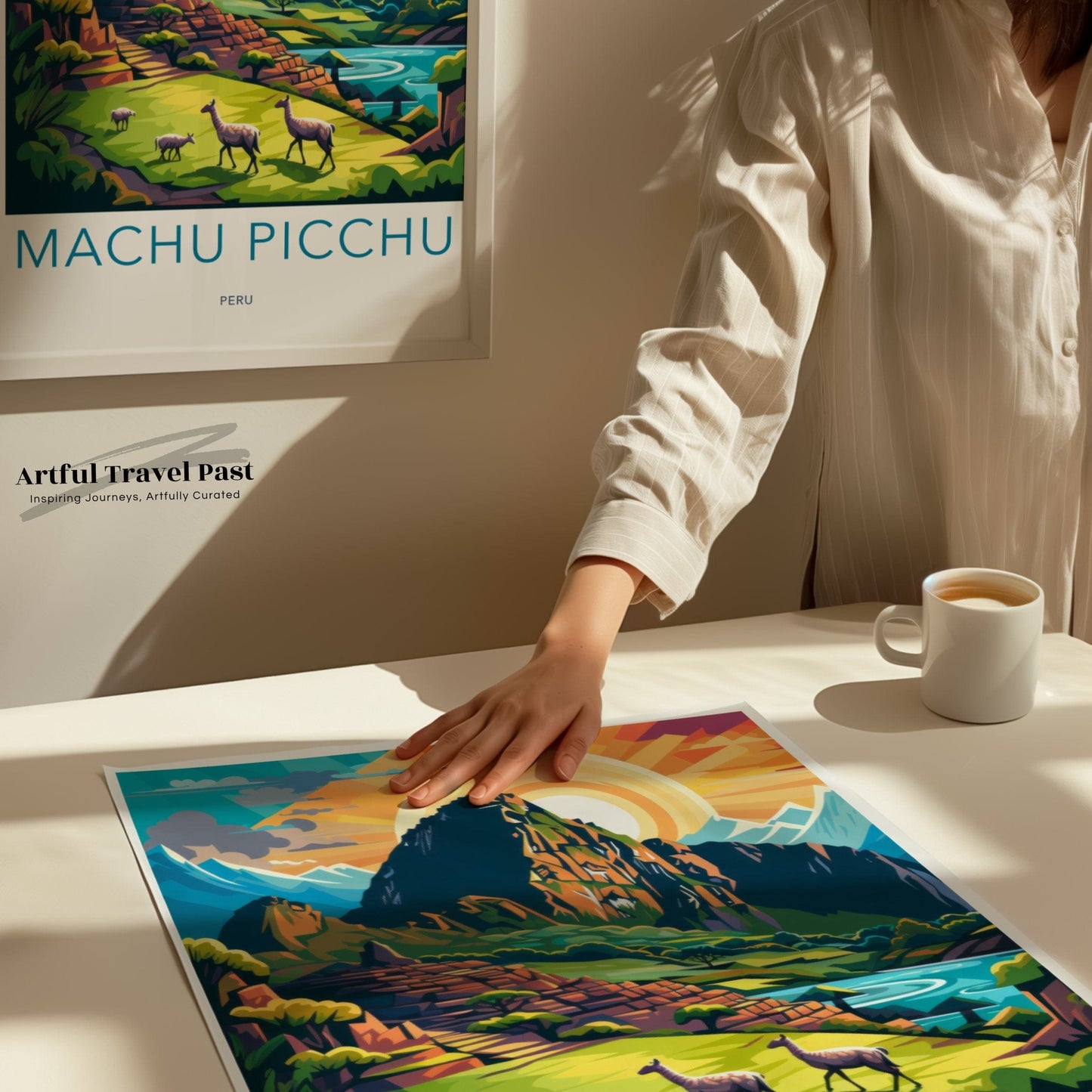 Machu Picchu Poster | Peru Wall Art | South America Decor