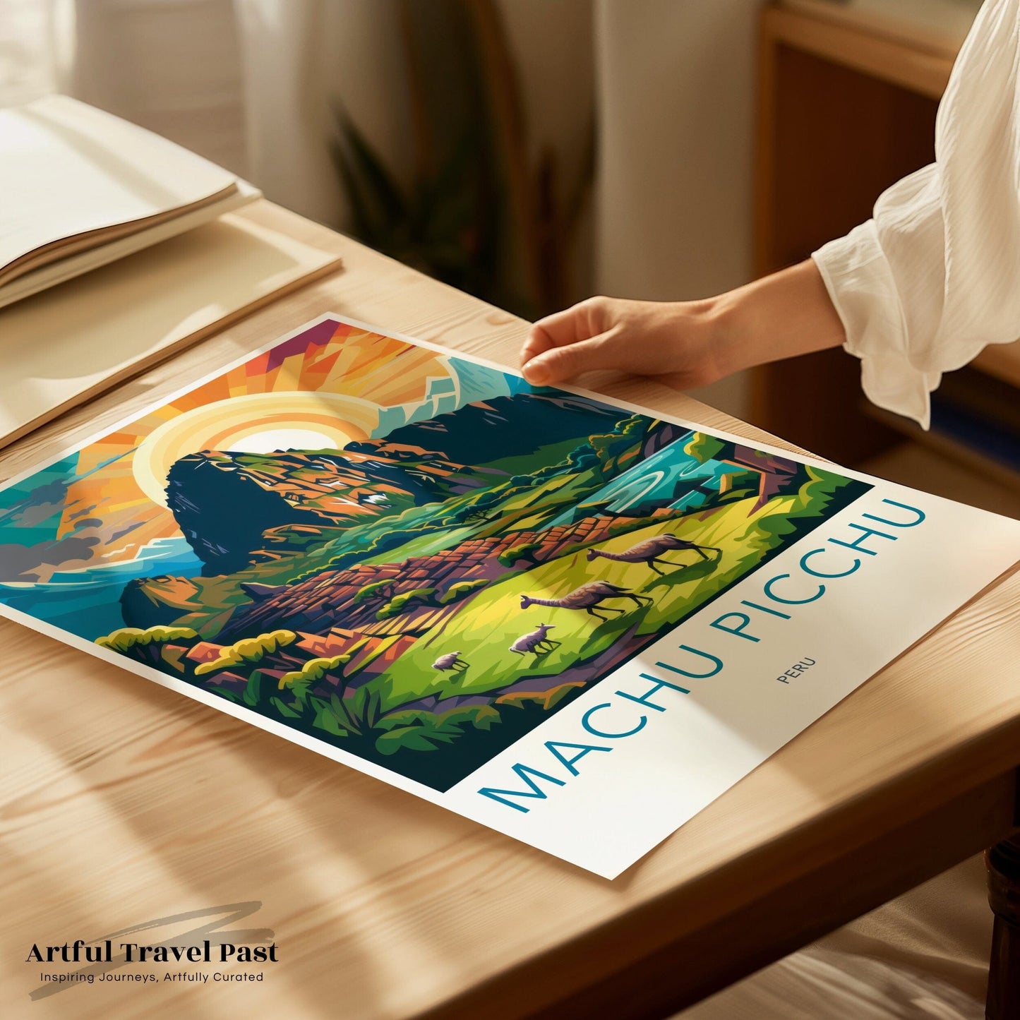 Machu Picchu Poster | Peru Wall Art | South America Decor