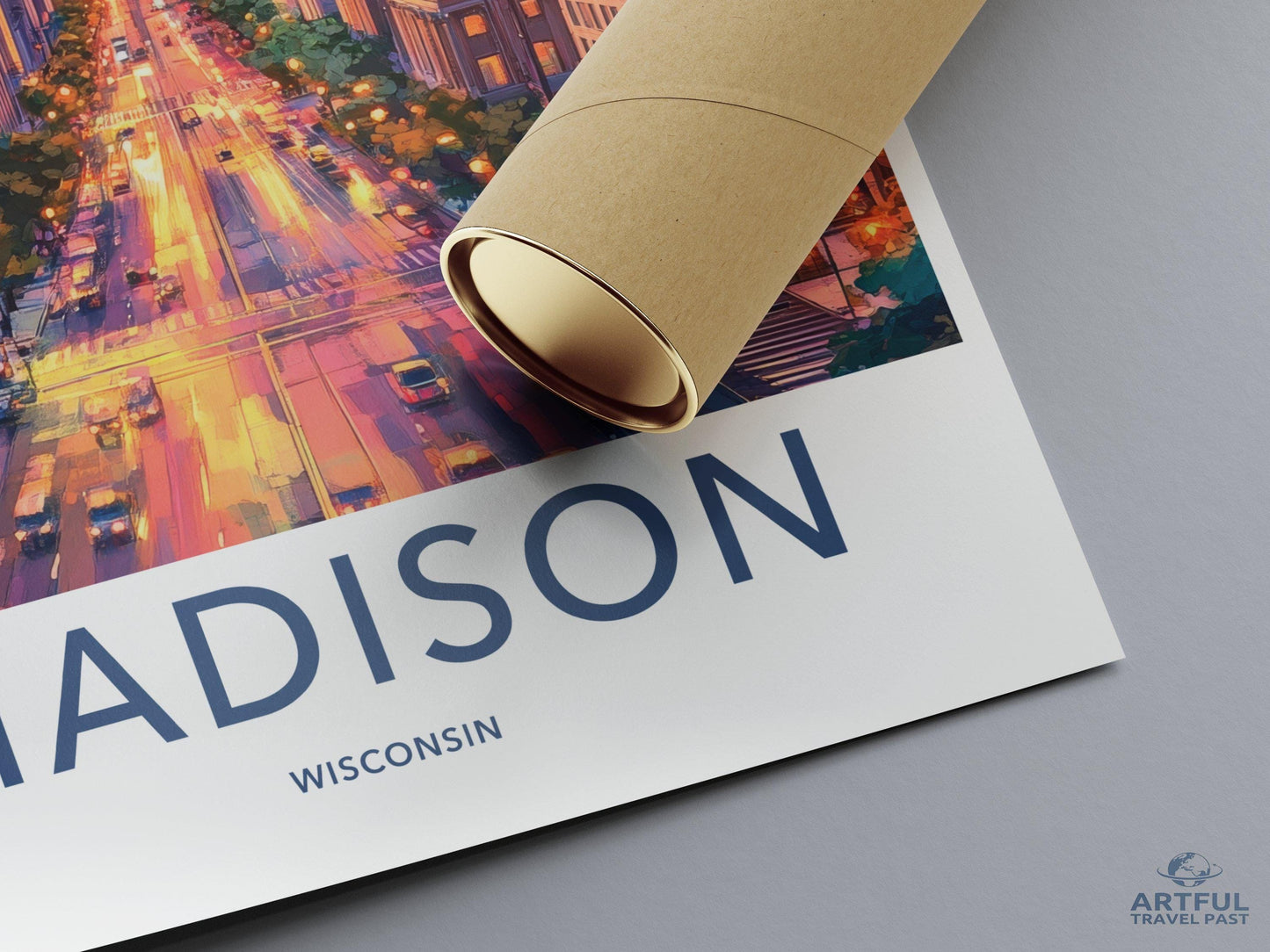Madison Poster - Wisconsin Wall Art