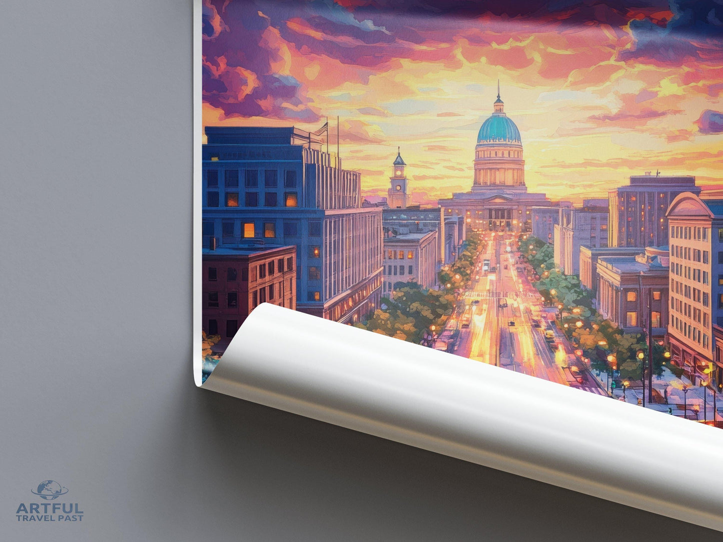 Madison Poster - Wisconsin Wall Art