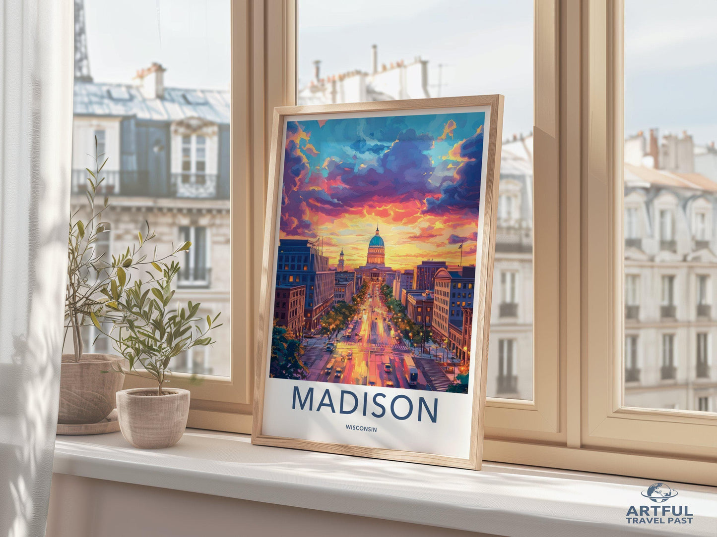 Madison Poster - Wisconsin Wall Art