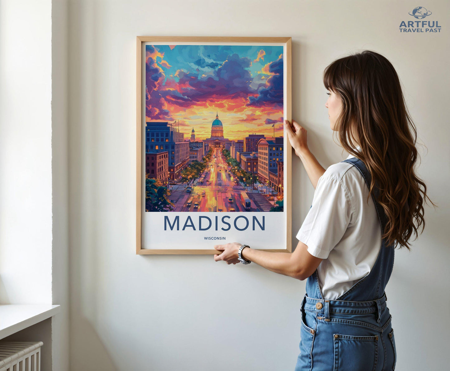 Madison Poster - Wisconsin Wall Art