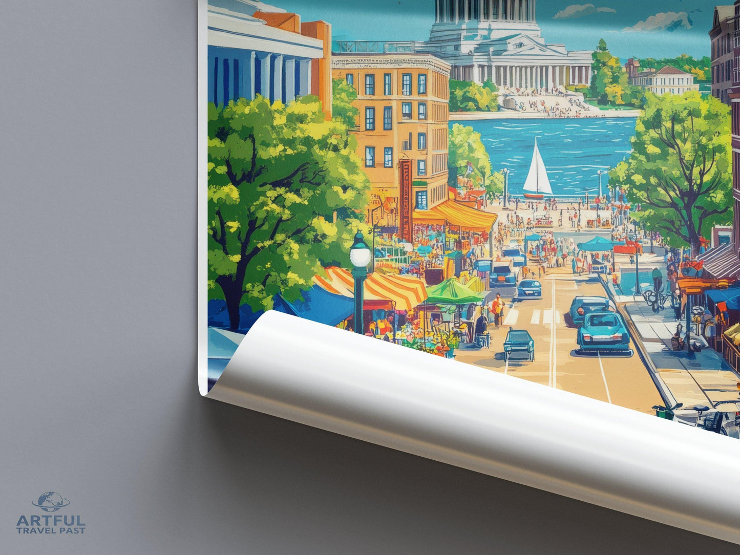 Madison Poster - Wisconsin Wall Art