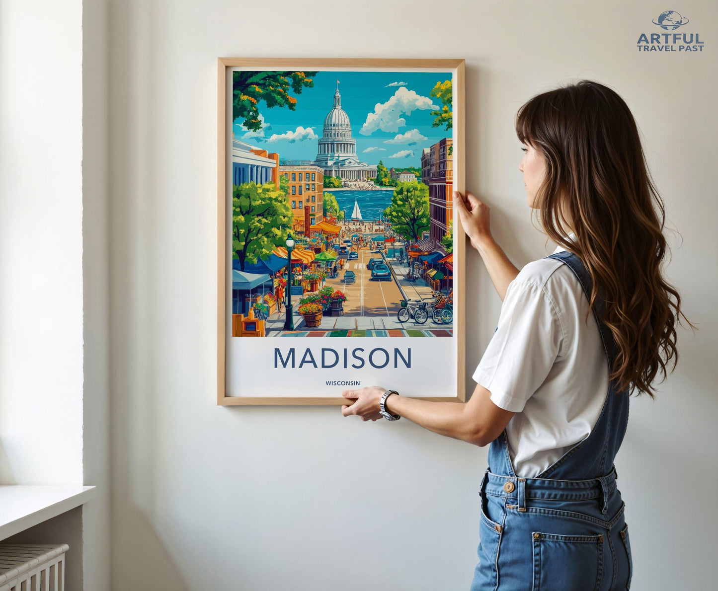 Madison Poster - Wisconsin Wall Art