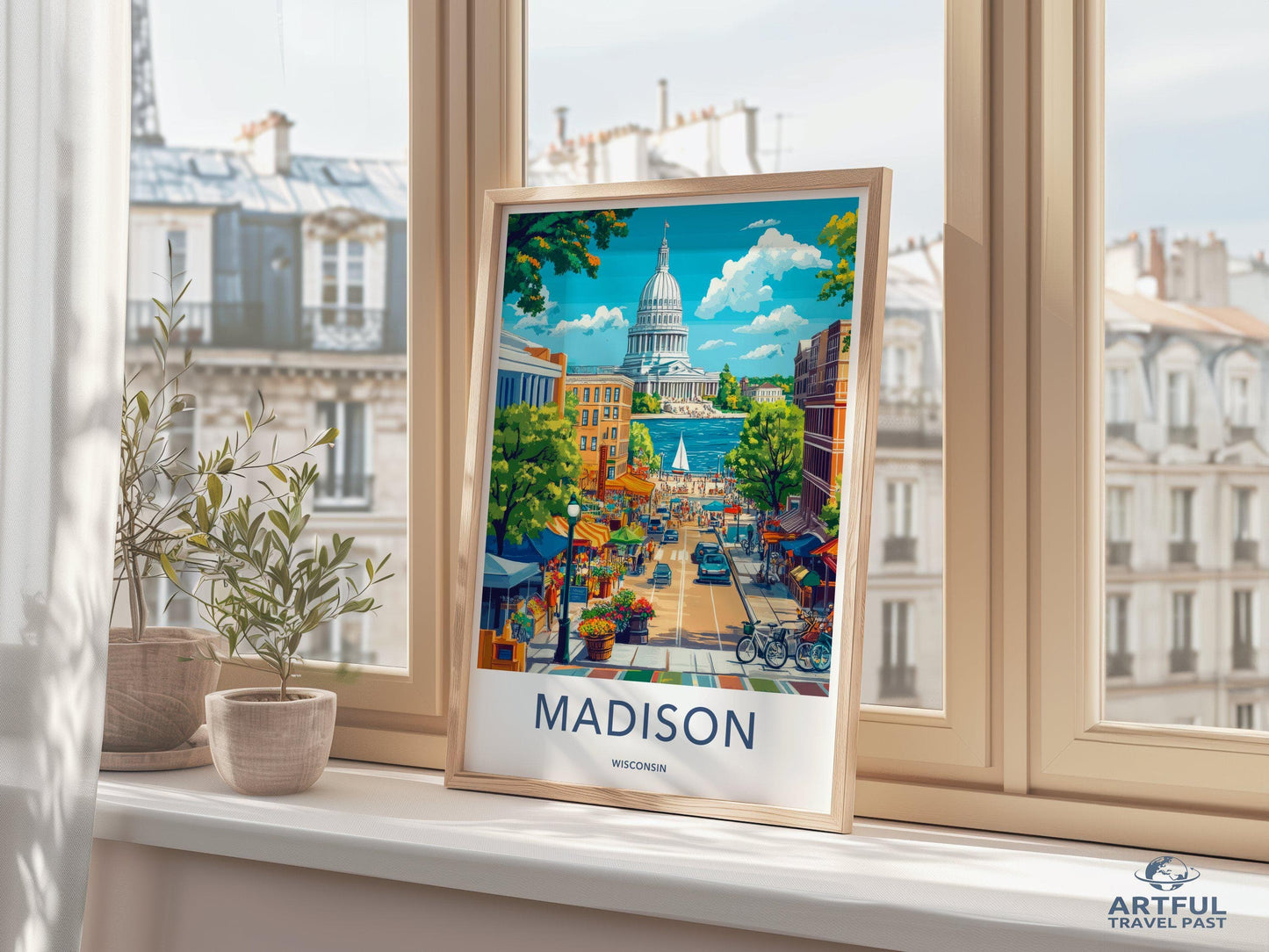 Madison Poster - Wisconsin Wall Art