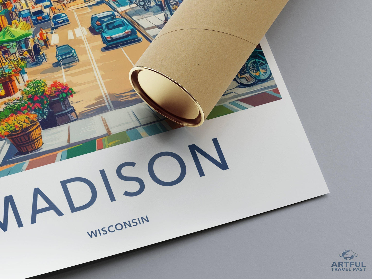 Madison Poster - Wisconsin Wall Art