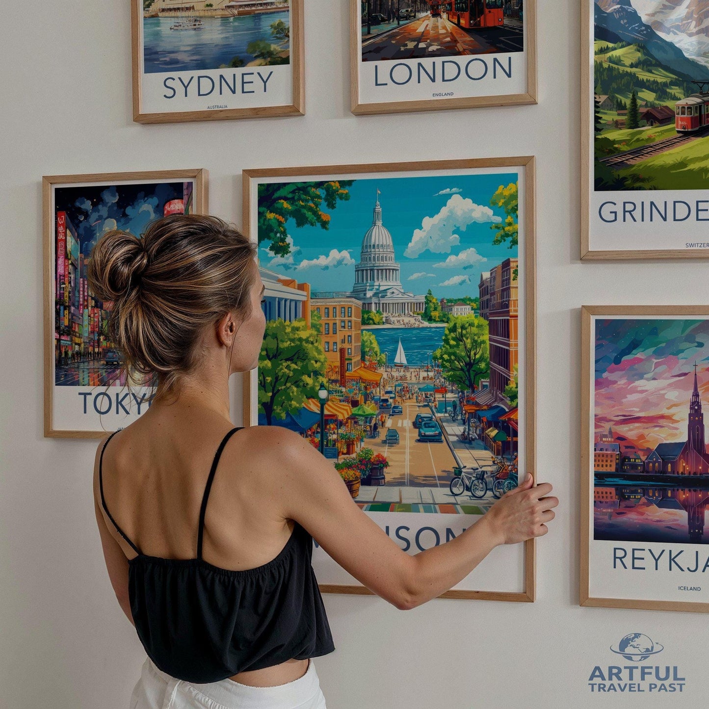 Madison Poster - Wisconsin Wall Art