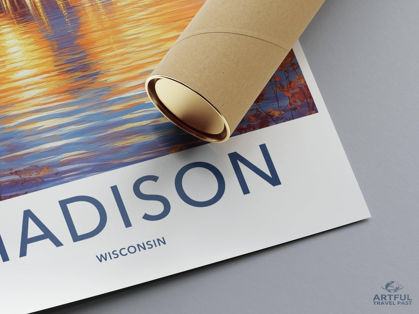 Madison Poster | Wisconsin Wall Art | America Decor