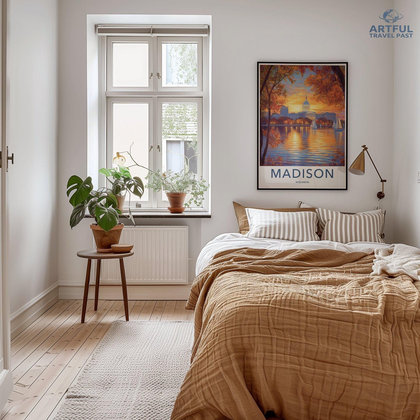 Madison Poster | Wisconsin Wall Art | America Decor