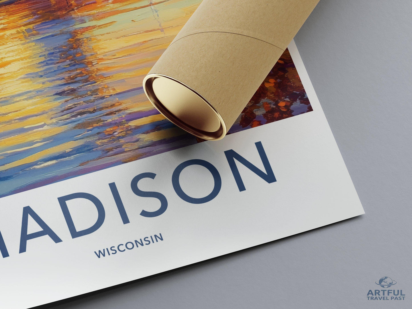 Madison Poster | Wisconsin Wall Art | America Decor