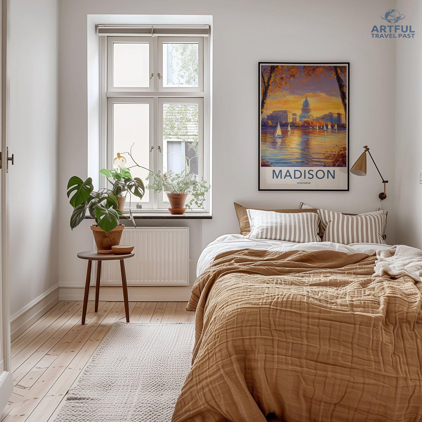 Madison Poster | Wisconsin Wall Art | America Decor