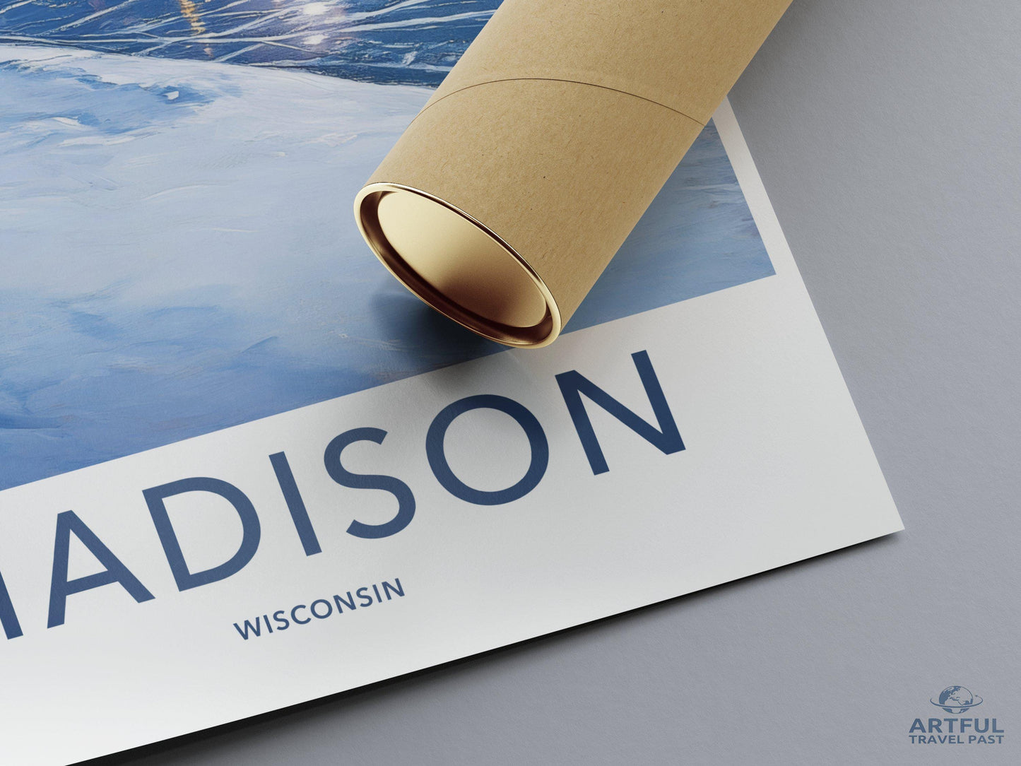Madison Poster | Wisconsin Wall Art | America Decor