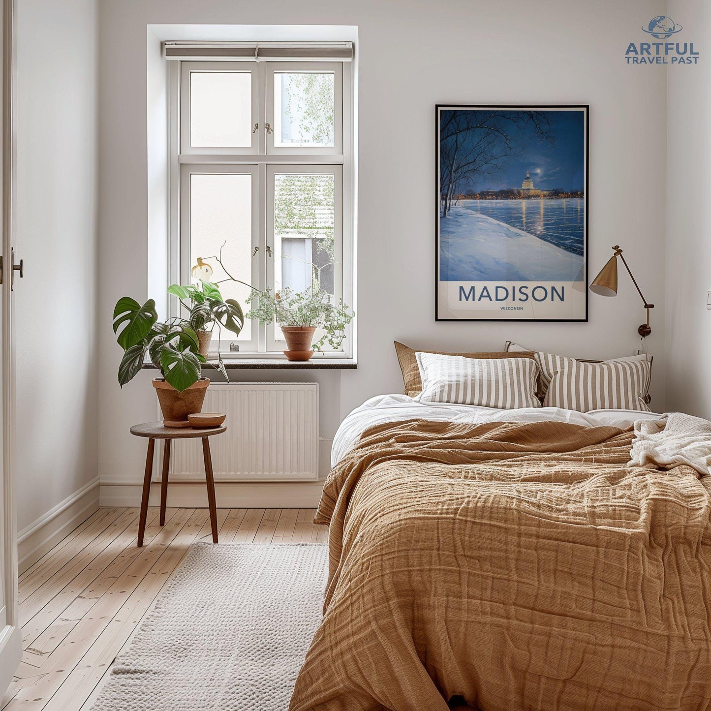 Madison Poster | Wisconsin Wall Art | America Decor