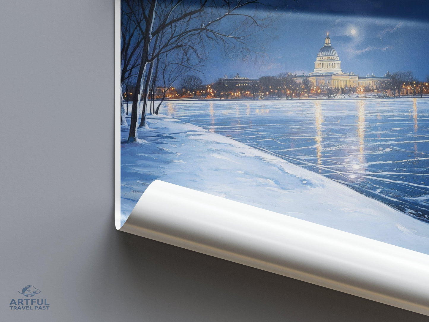 Madison Poster | Wisconsin Wall Art | America Decor