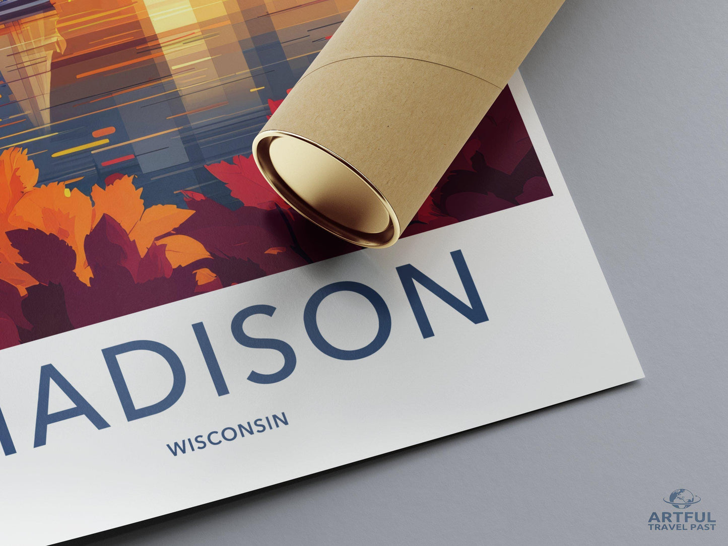 Madison Poster | Wisconsin Wall Art | America Decor