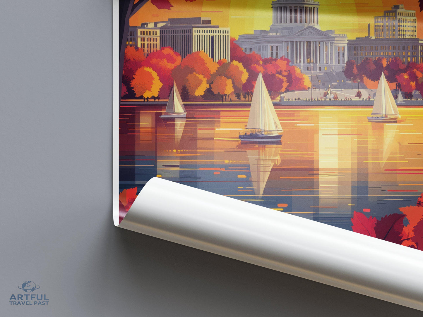 Madison Poster | Wisconsin Wall Art | America Decor