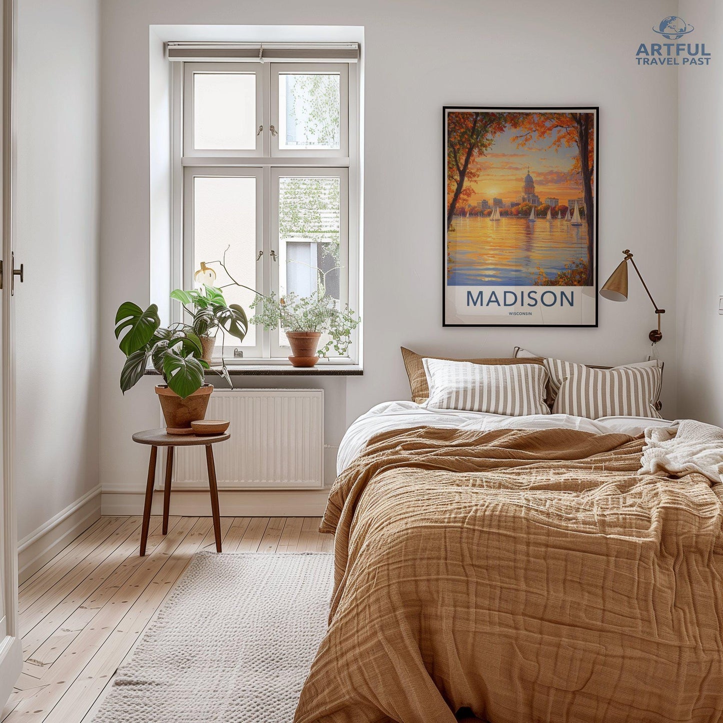 Madison Poster | Wisconsin Wall Art | America Decor