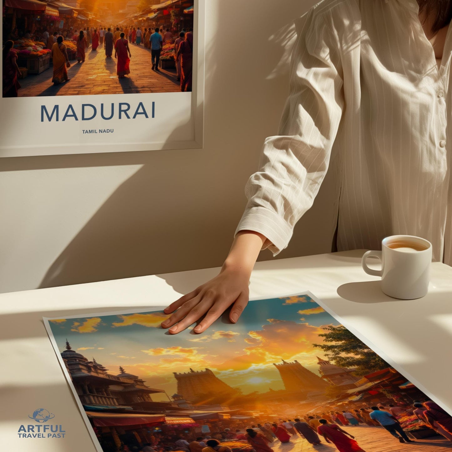 Madurai Poster - Tamil Nadu Wall Art