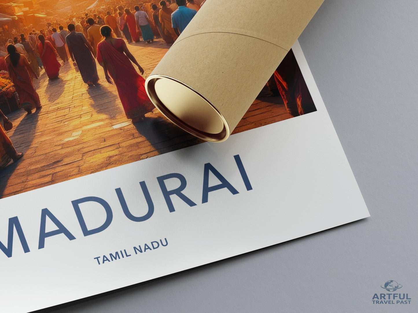 Madurai Poster - Tamil Nadu Wall Art