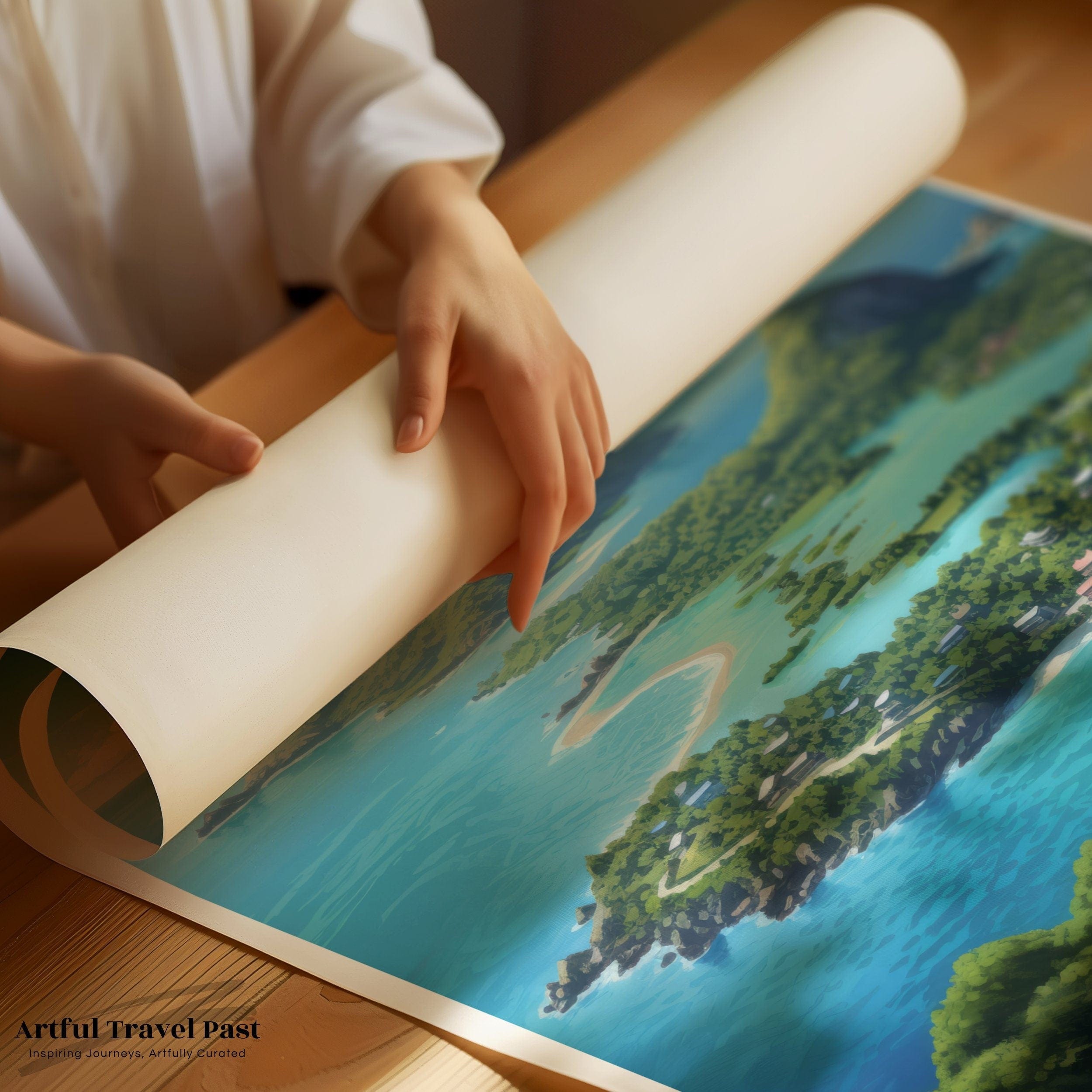 Mahé Poster - Seychelles Wall Art