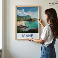 Mahé Poster - Seychelles Wall Art