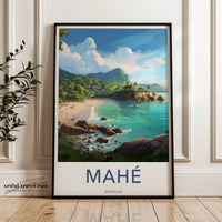 Mahé Poster - Seychelles Wall Art