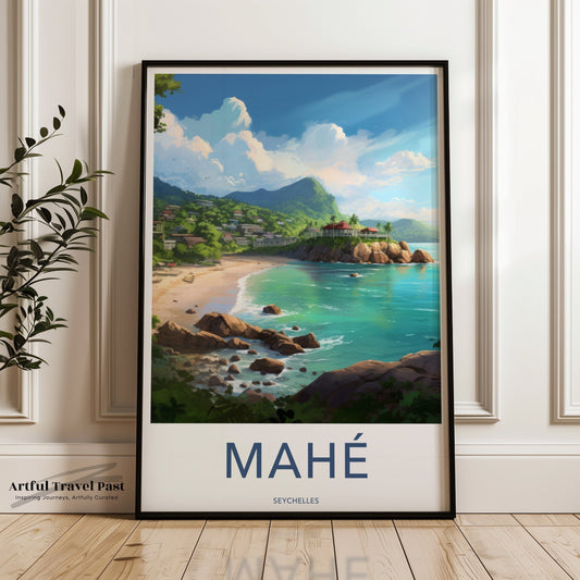 Mahé Poster - Seychelles Wall Art