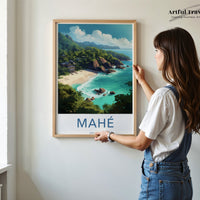 Mahé Poster - Seychelles Wall Art