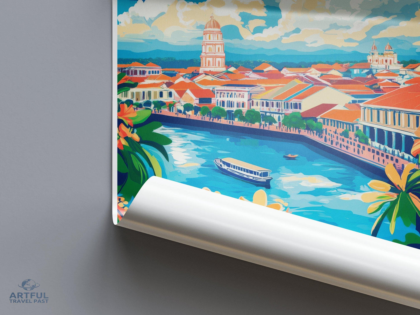 Malacca Poster - Malaysia Wall Art