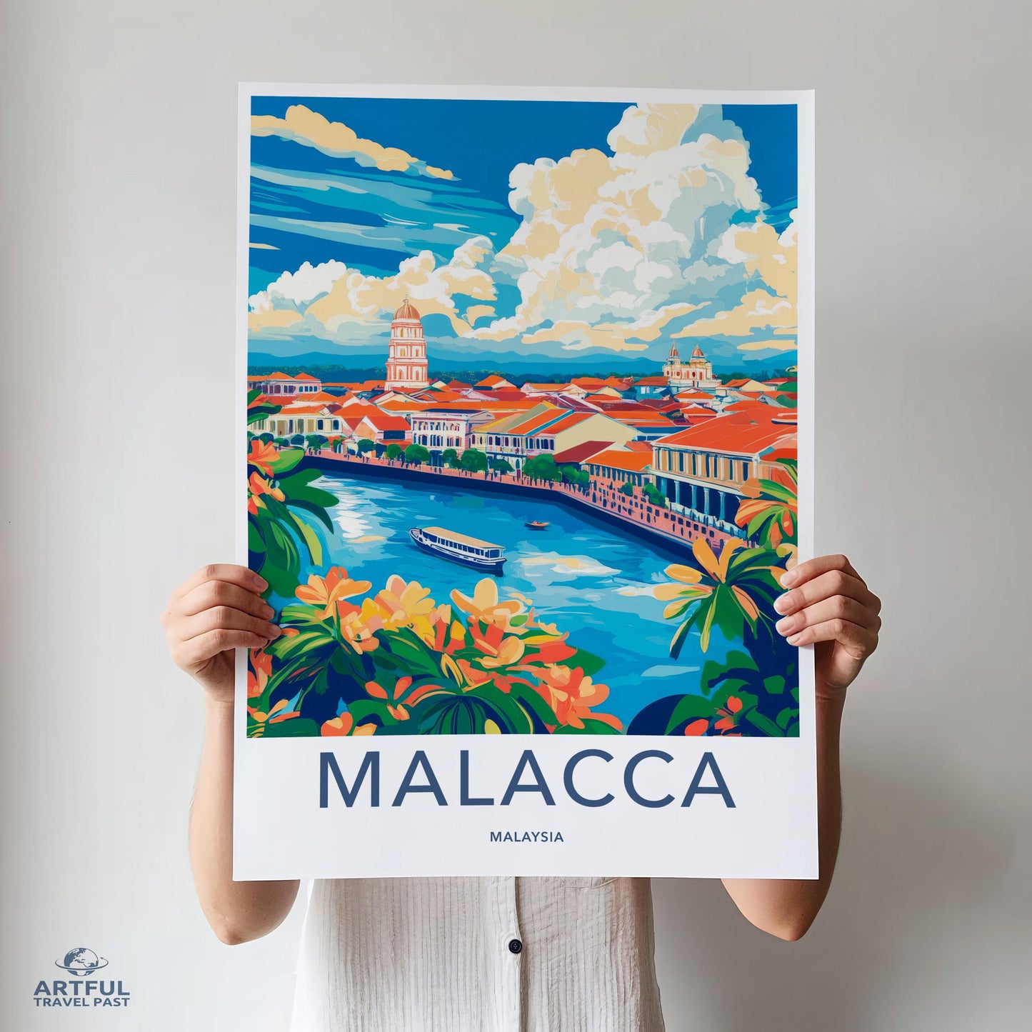 Malacca Poster - Malaysia Wall Art