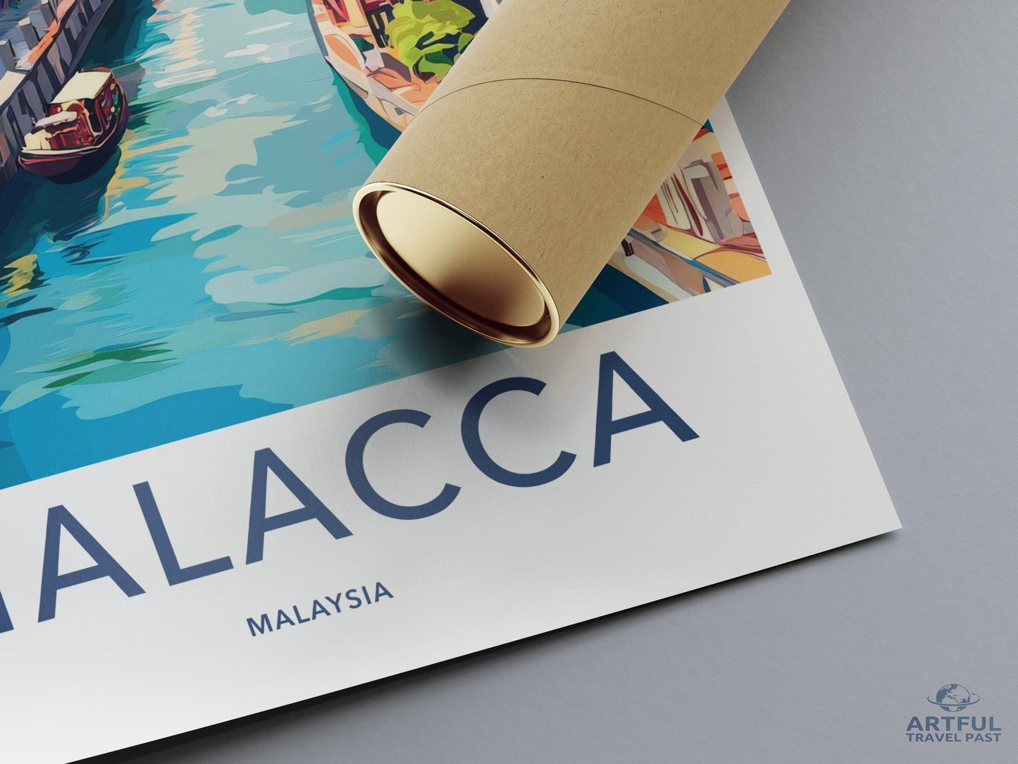Malacca Poster | Malaysia Wall Art | Asia Decor