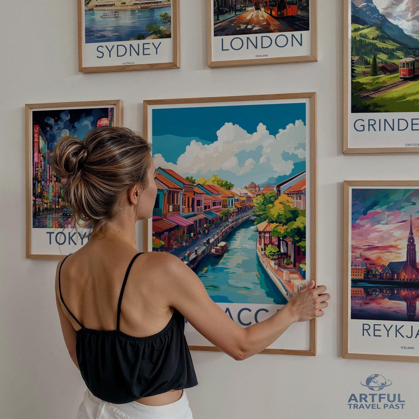 Malacca Poster | Malaysia Wall Art | Asia Decor