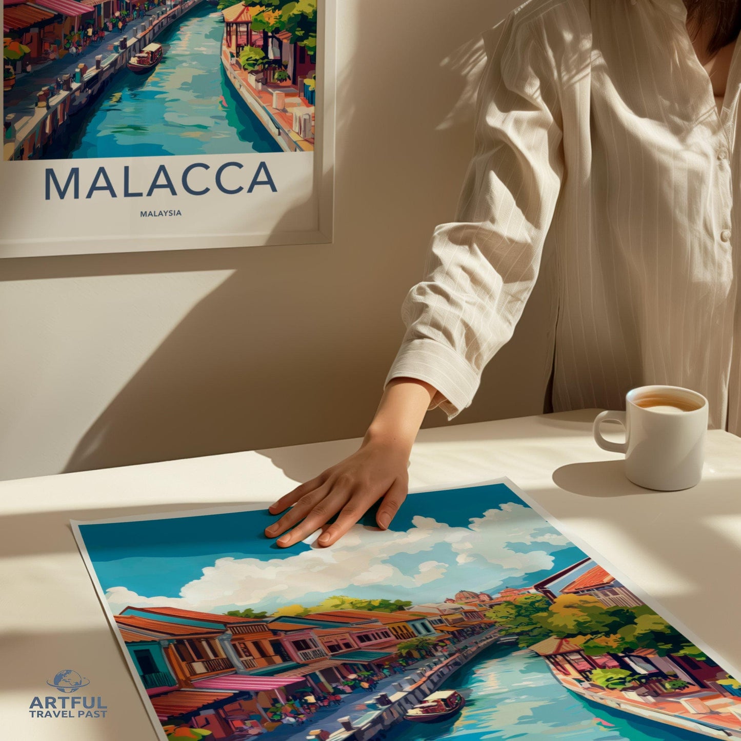 Malacca Poster | Malaysia Wall Art | Asia Decor