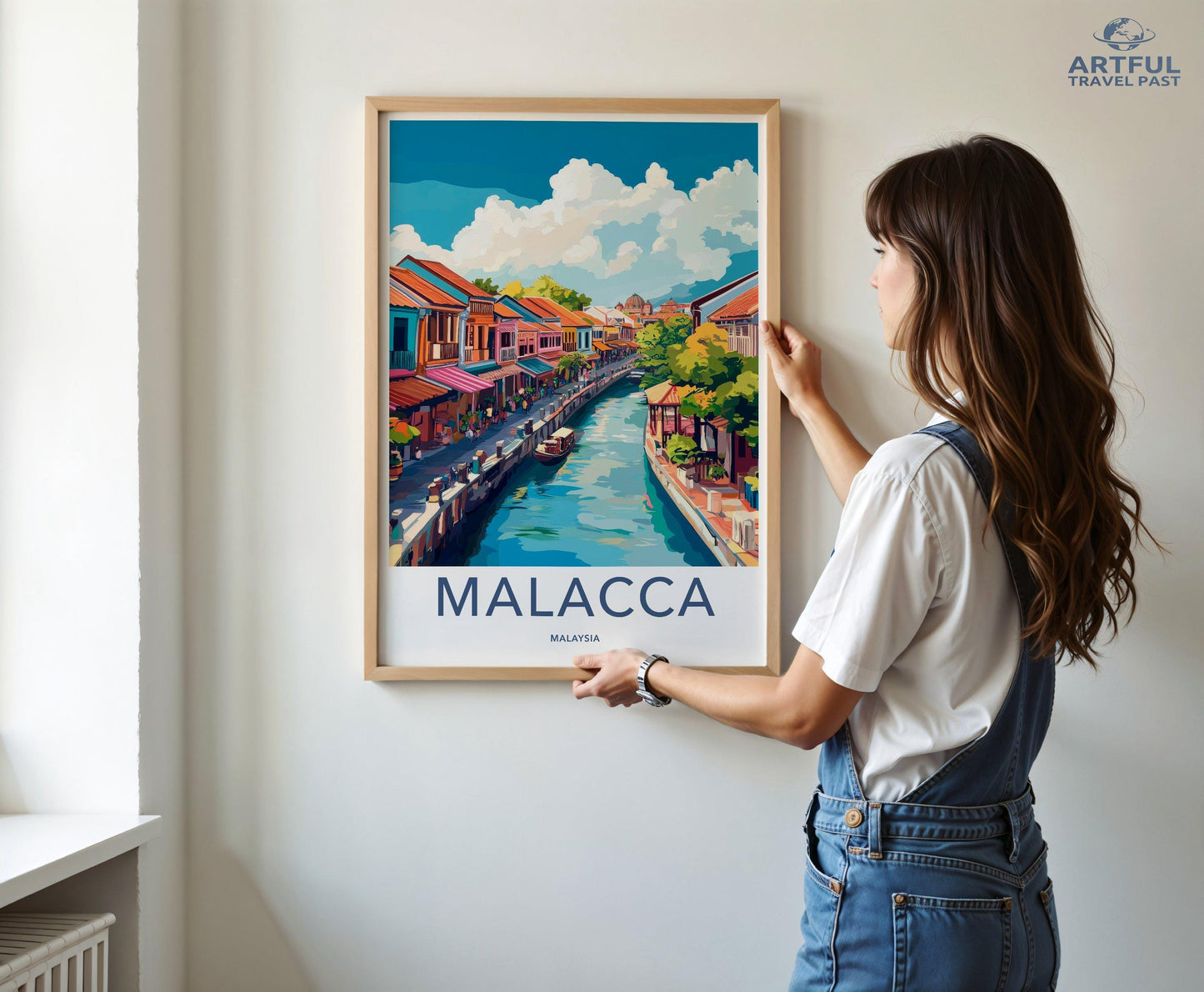 Malacca Poster | Malaysia Wall Art | Asia Decor