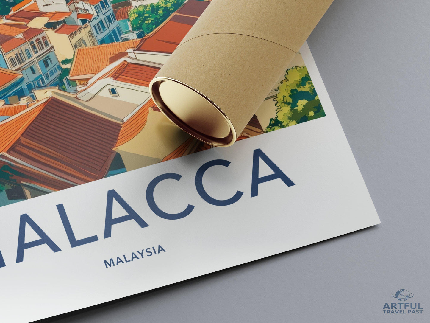 Malacca Poster | Malaysia Wall Art | Asia Decor