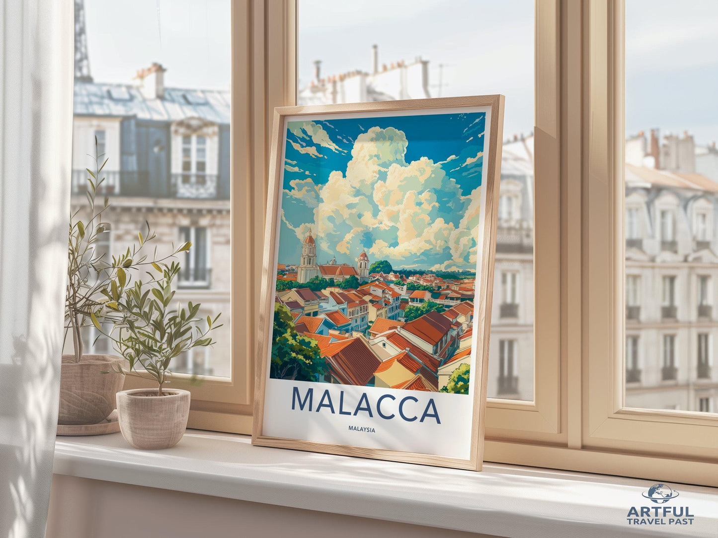 Malacca Poster | Malaysia Wall Art | Asia Decor