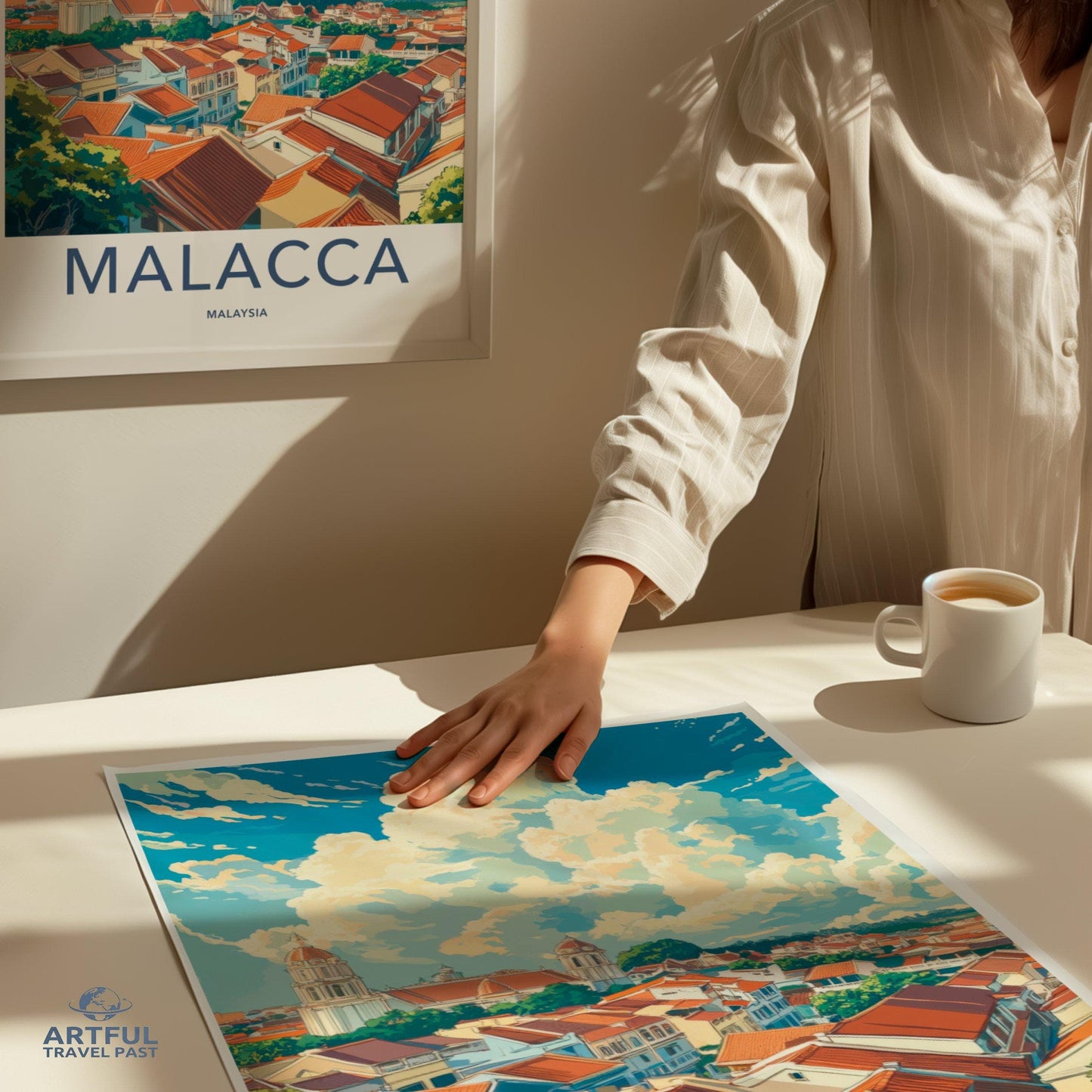 Malacca Poster | Malaysia Wall Art | Asia Decor