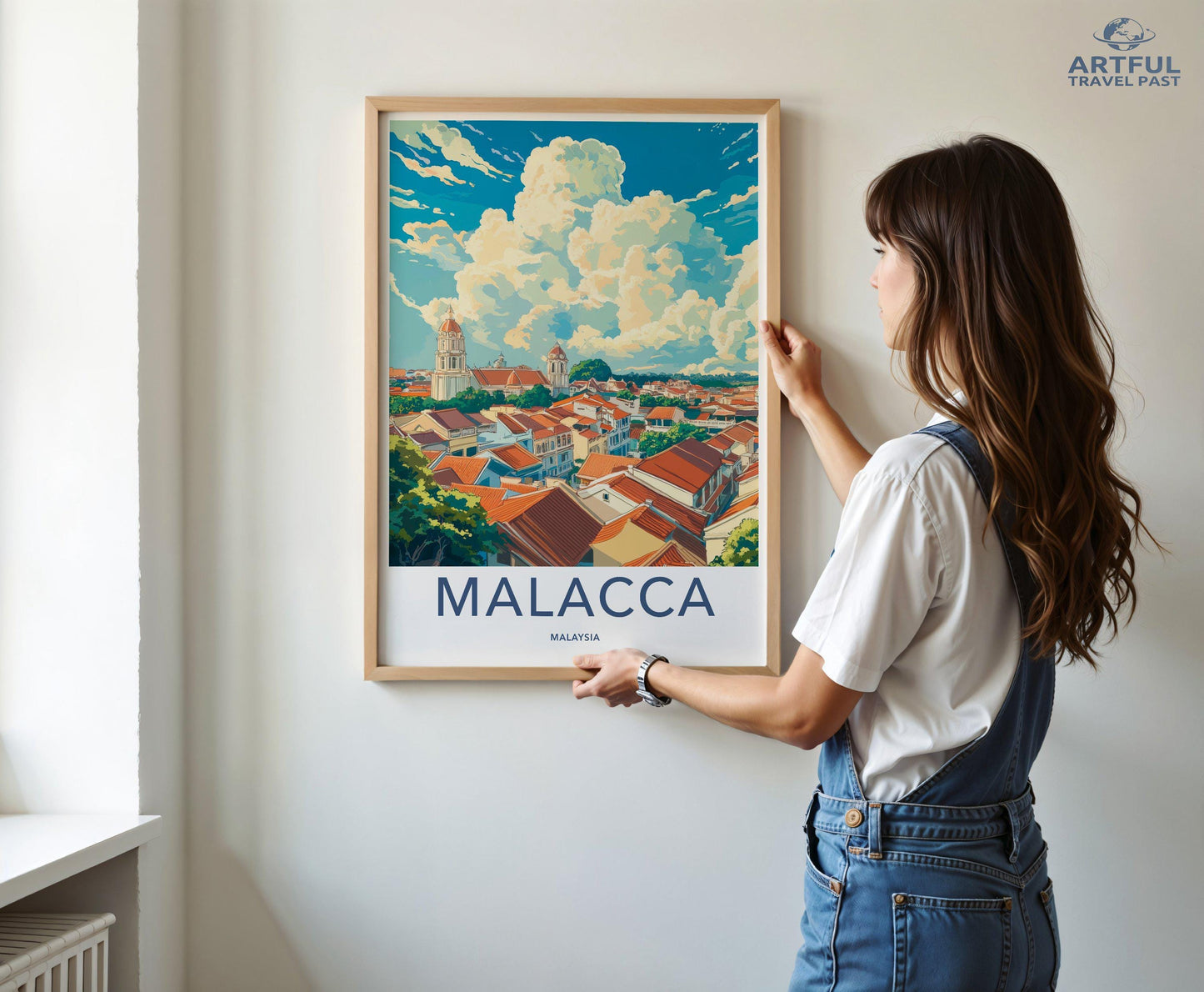 Malacca Poster | Malaysia Wall Art | Asia Decor
