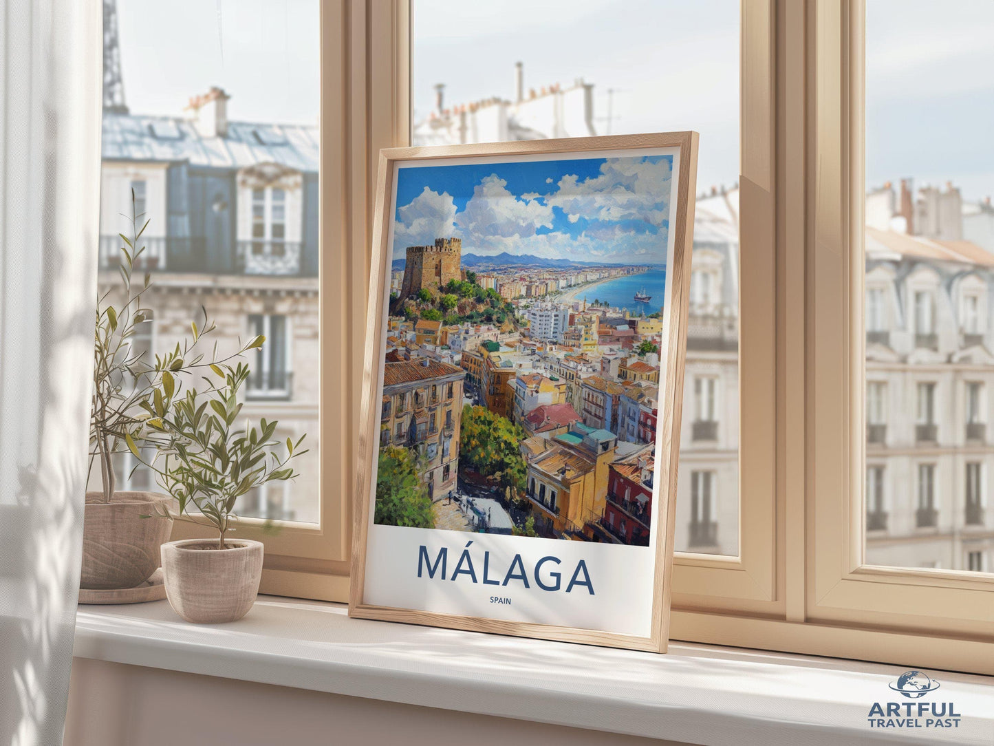 Malaga Poster - Spain Wall Art