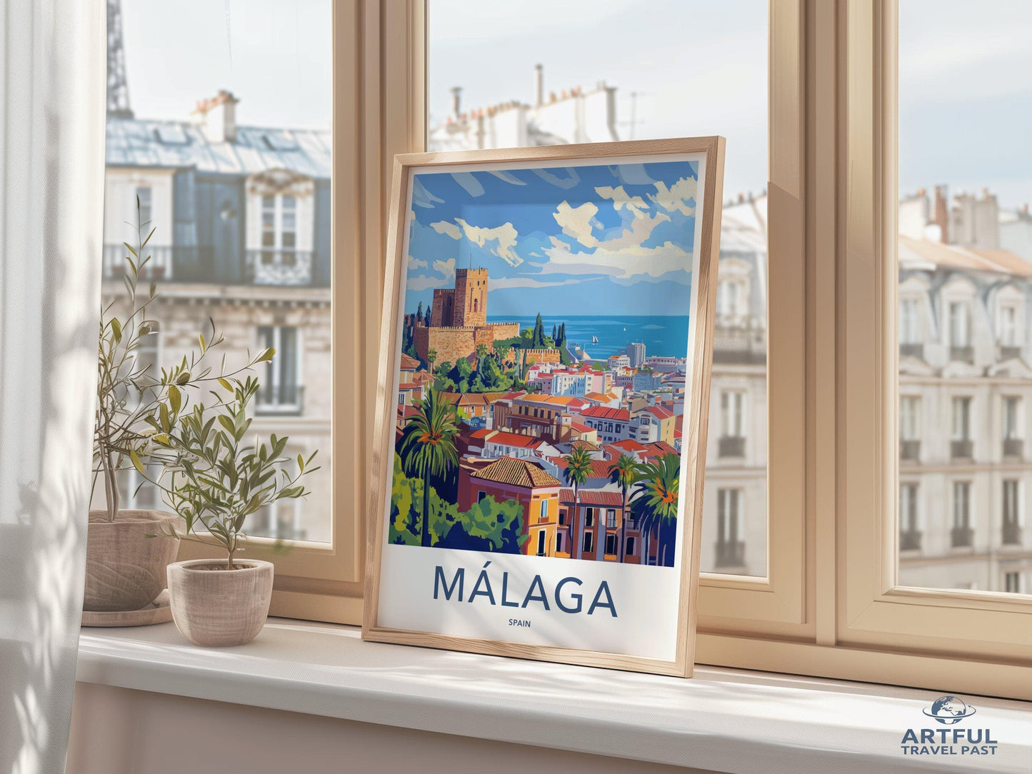 Malaga Poster - Spain Wall Art