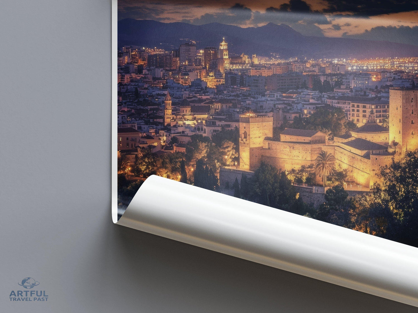 Malaga Poster | Spain Wall Art | Europe Decor
