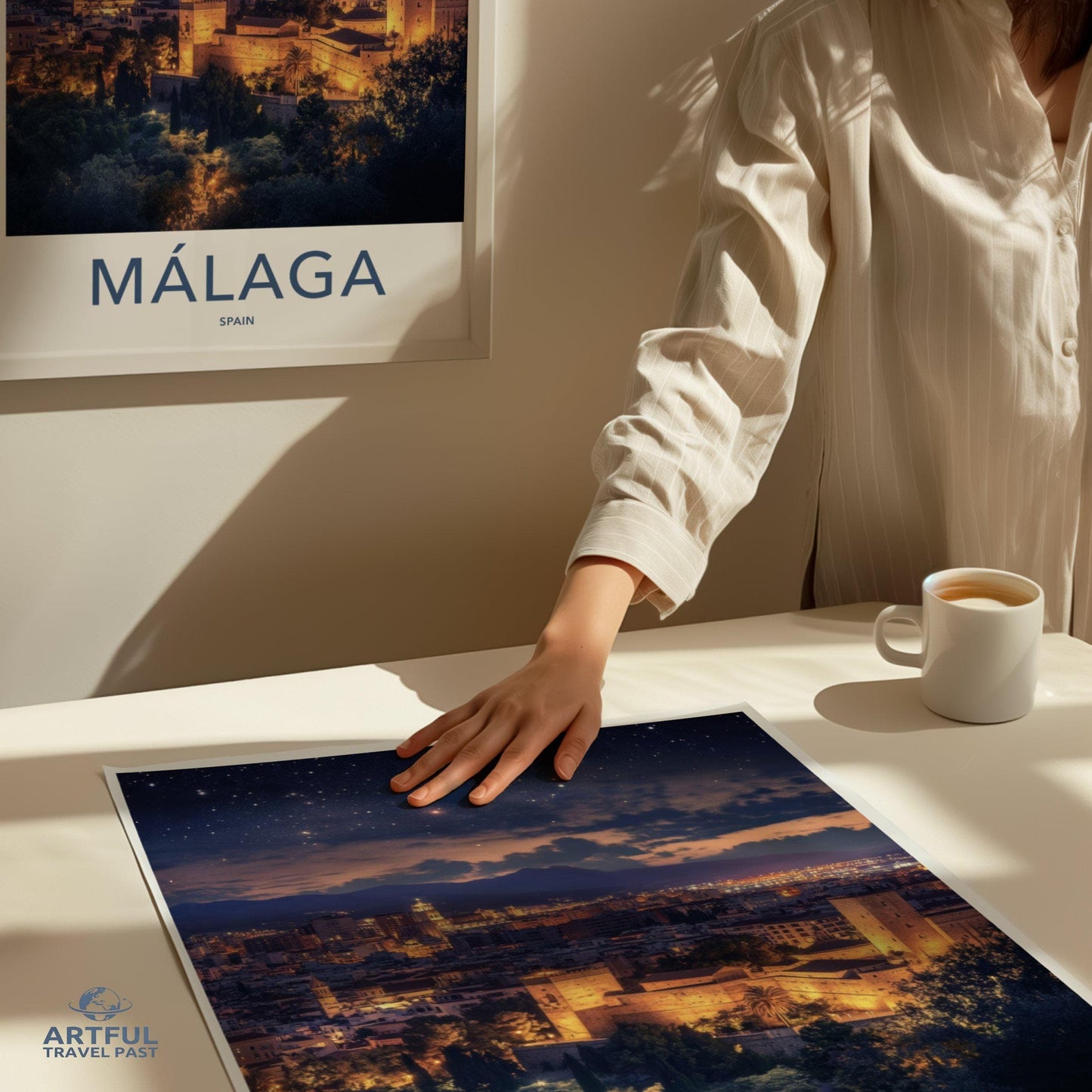 Malaga Poster | Spain Wall Art | Europe Decor