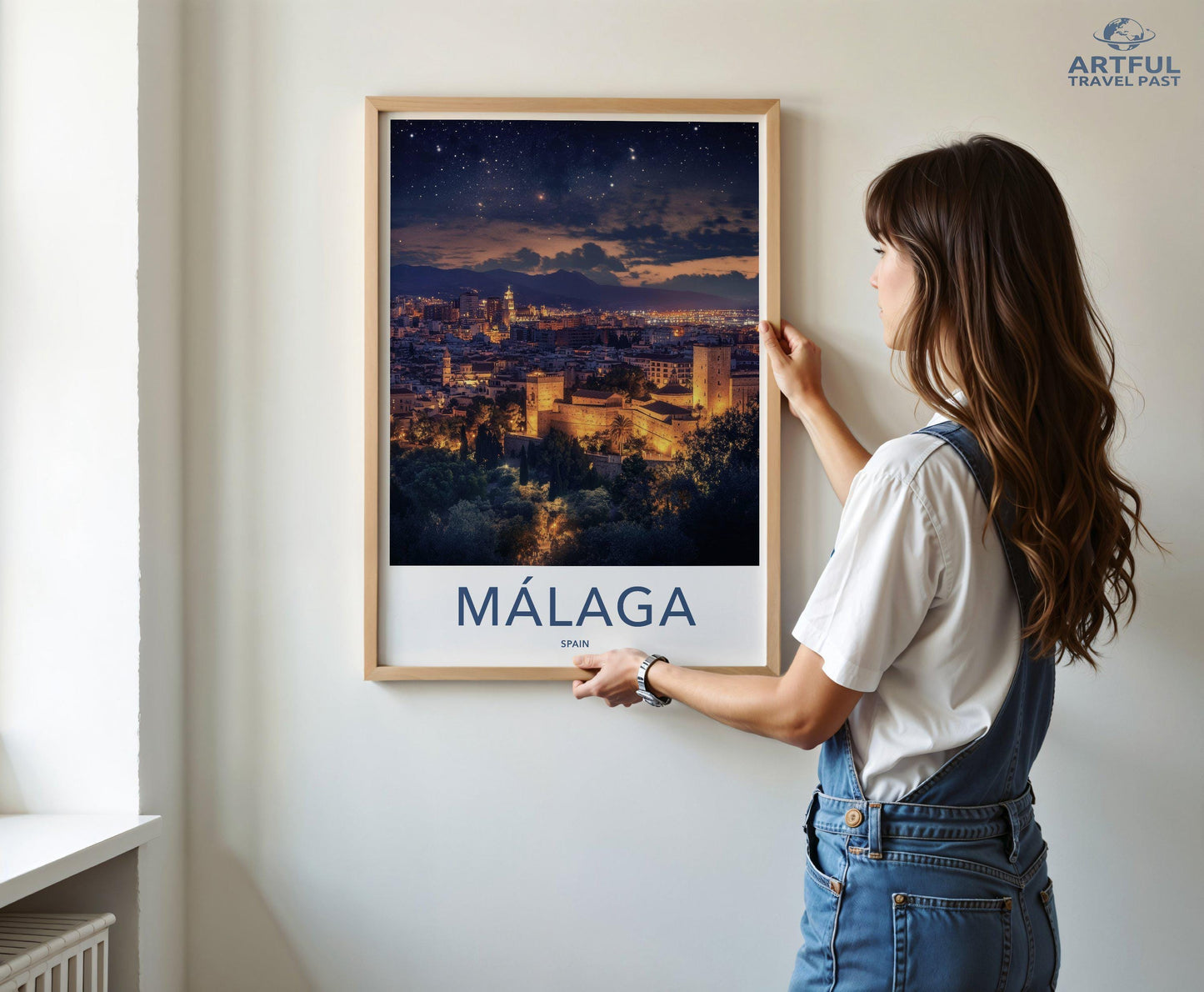 Malaga Poster | Spain Wall Art | Europe Decor