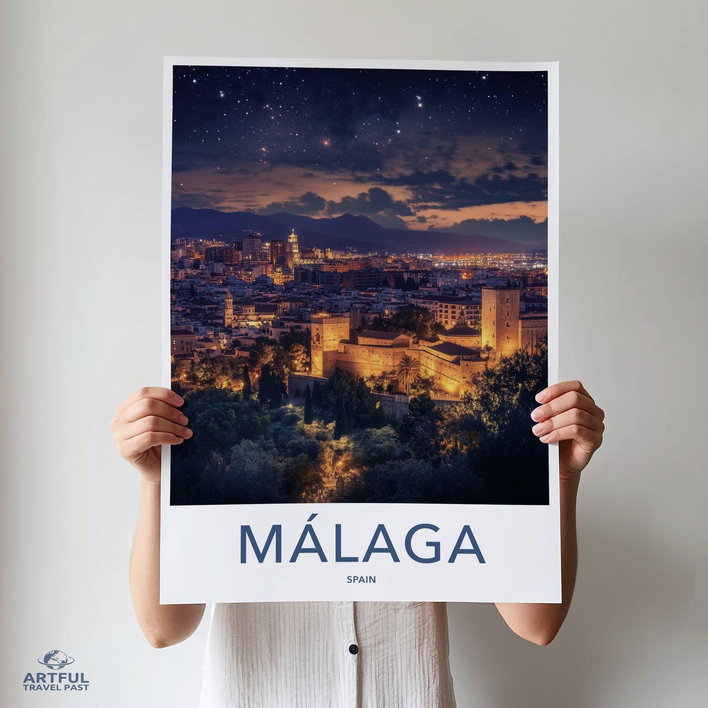 Malaga Poster | Spain Wall Art | Europe Decor