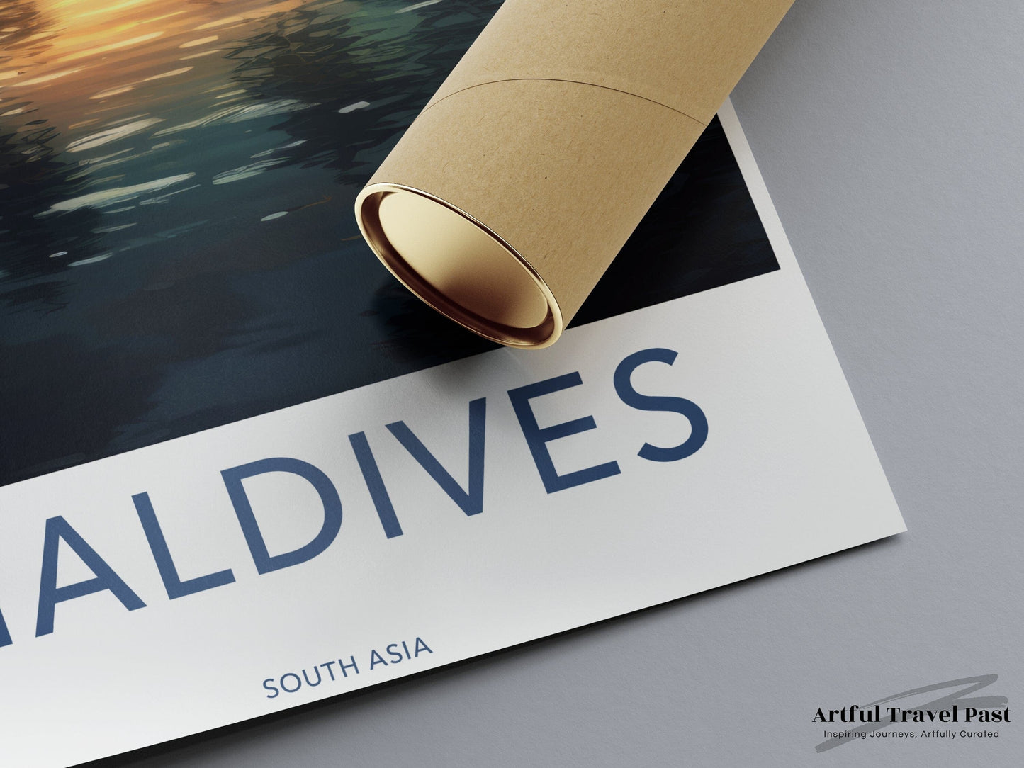 Maldives Poster | Indian Ocean Wall Art