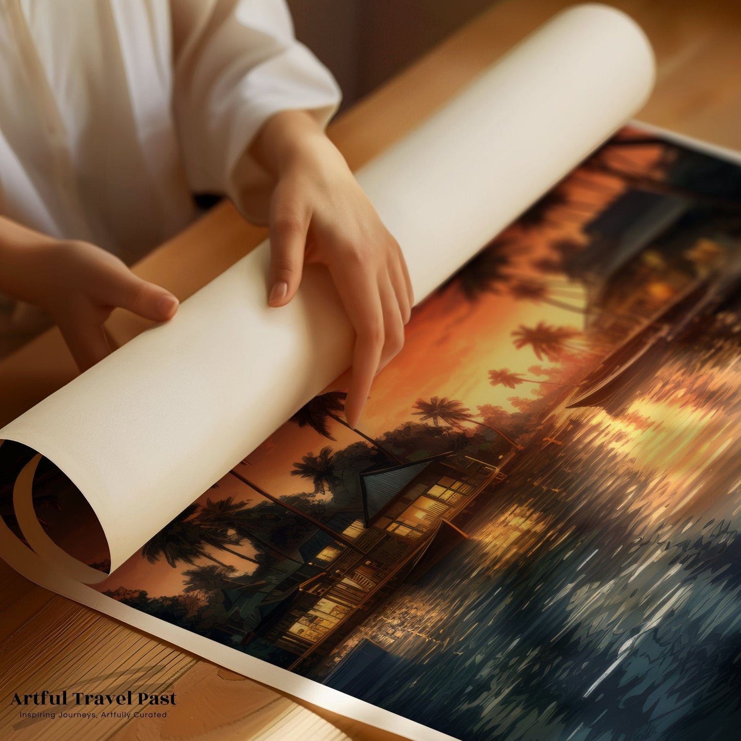 Maldives Poster | Indian Ocean Wall Art