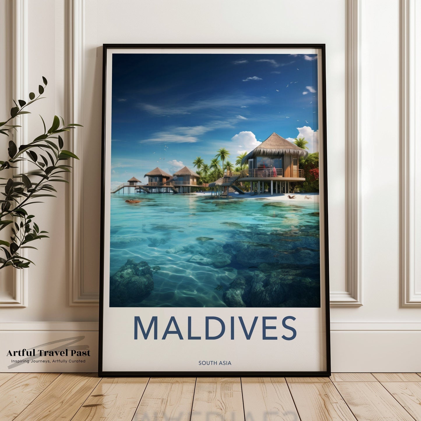 Malé Poster - Maldives Wall Art