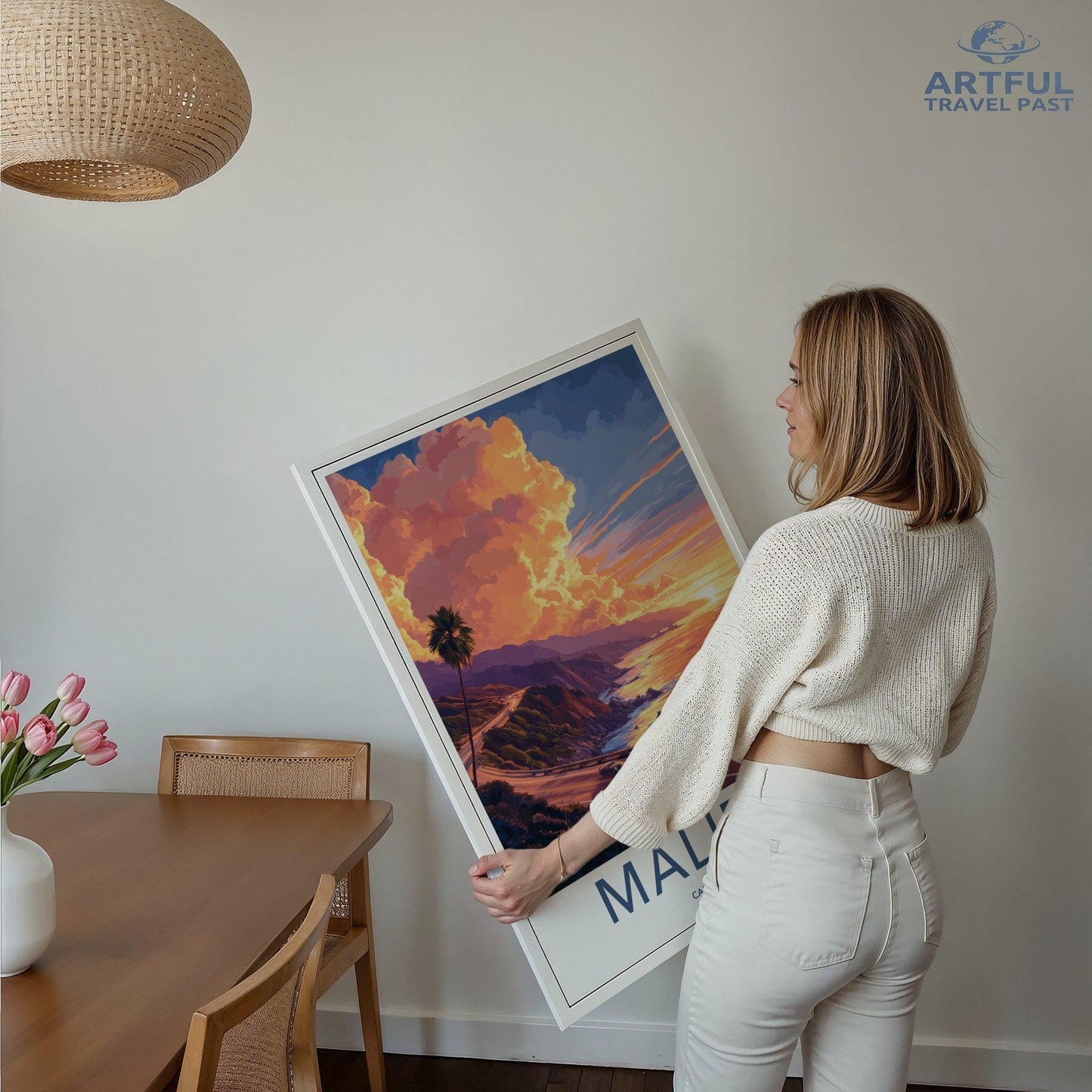 Malibu Poster - California Wall Art