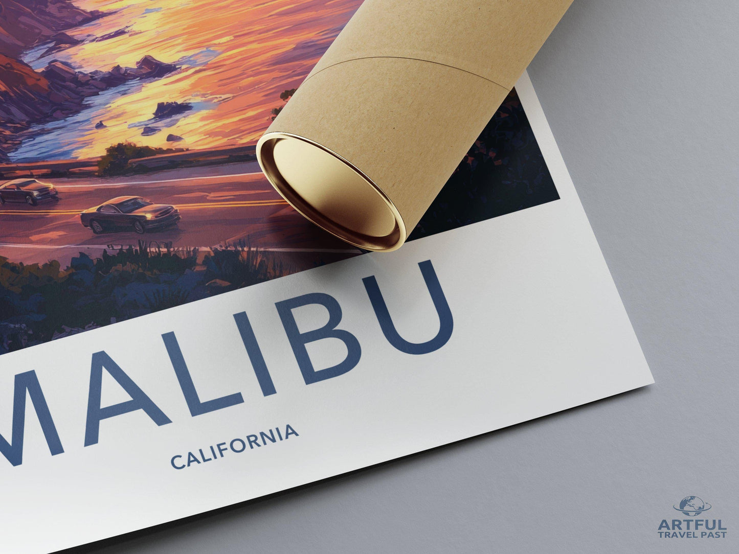 Malibu Poster - California Wall Art